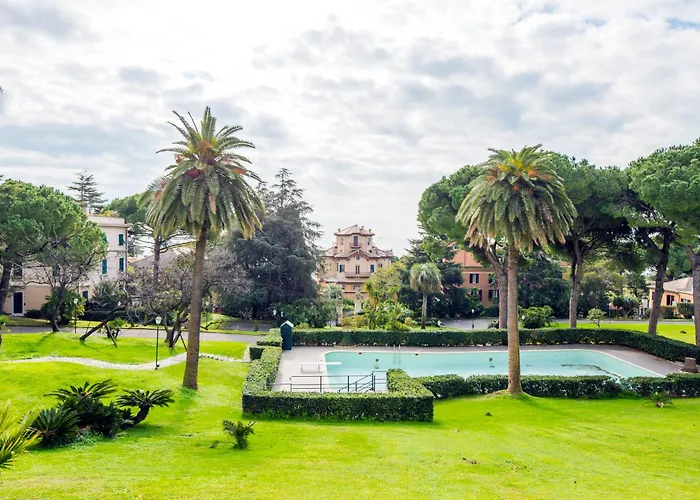 Casaviva - Elegant Bilo With Shared Pool In Nervi Appartamento